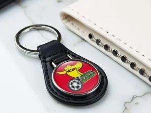 Leather Keychain Durable Style Limited Edition
